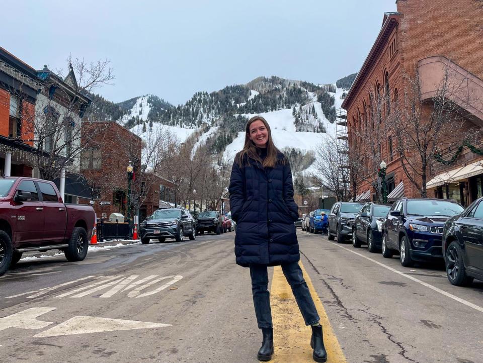 The author in Aspen, Colorado.