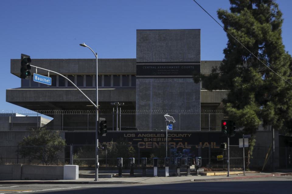 A dark gray building.