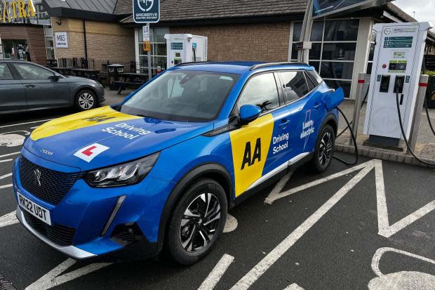 AA has started teaching learners in electric cars (PA)