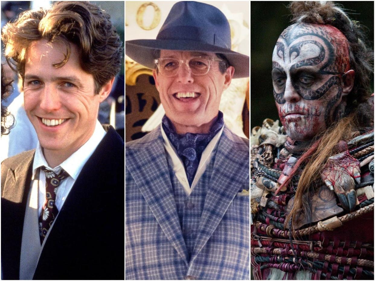 Hugh Grant Four Weddings and a Funeral, Paddington 2, Cloud Atlas