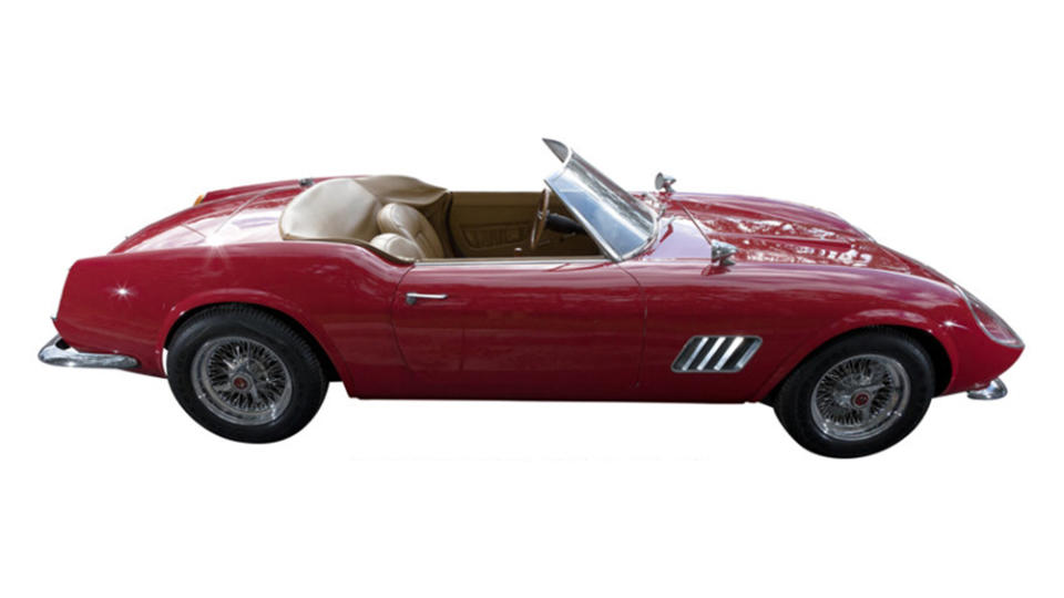 The 1961 Ferrari 250 GT California prop car from "Ferris Bueller's Day Off" (1986)