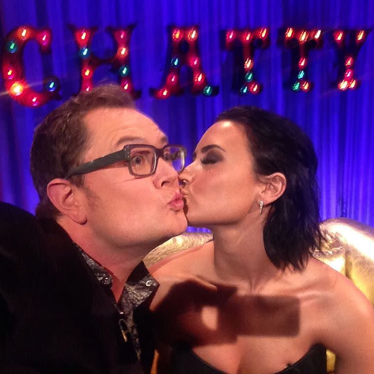 Demi Lovato just admitted to being bisexual -- just with more words, zero of which included the word bisexual. The 23-year-old singer appeared on the British late-night talk show <em>Alan Carr: Chatty Man</em> on Friday to promote her hit "Cool for the Summer" in England. <strong> WATCH: Demi Lovato Slays Cover of Hozier's 'Take Me to Church'</strong> During the interview, host Alan Carr read some of the racy lyrics out loud, including, "Got a taste for the cherry, I just need to take a bite." He then asked Lovato if the song was about lesbianism. "I am not confirming and I'm definitely not denying," Lovato responded. "All of my songs are based off of personal experiences. I don't think there's anything wrong with experimentation at all." Carr, who is openly gay, responded humorously, saying, "I experimented once and it stuck." "Hey, I didn't say that it didn't stick either. I didn't say that it didn't stick," Demi chimed in. <strong> NEWS: Demi Lovato Opens Up About Dad's Death</strong> Whether he got an exclusive admission or not is still up in the air, but either way, the comedic host was excited to chat with the former Disney darling. He shared a selfie of Lovato giving him a kiss on his cheek. "SHE’S HERE!! SHE’S ACTUALLY HERE!!" he captioned the cute pic. Lovato isn't experimenting with either sex these days -- she's got one main man in her life. She is very happily dating <em>That '70s Show</em> actor Wilmer Valderrama, who she credits for always having her back and being an extremely important support system in her life. <strong> NEWS: Demi Lovato Reveals Inspiring Pre-Show Ritual</strong> "I think Demi is on a path for, you know, mega-stardom," Wilmer told ET in July. "I think she's gonna redefine pop culture in a level that people can't even expect next year, for sure." In other recent news, ET caught up with Selena Gomez at New York Fashion Week to talk about her rekindled friendship with Demi. Watch the video below to learn more.