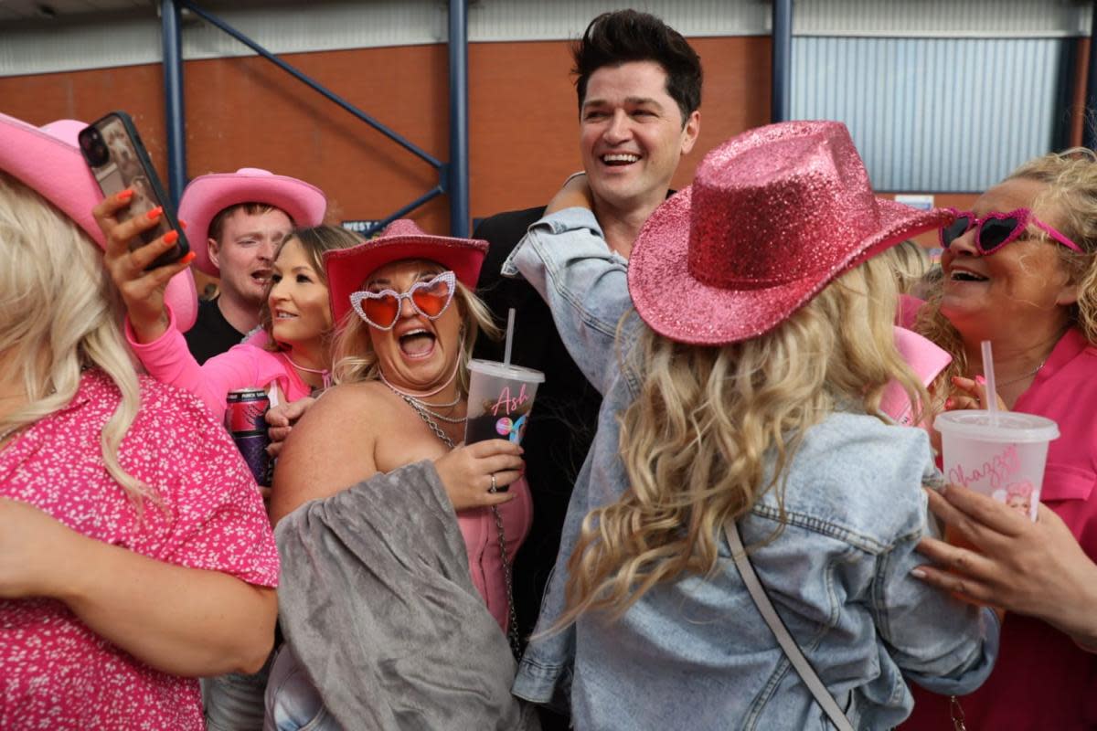 Watch the moment The Script star Danny photobombs fans at P!NK's Glasgow gig. Photograph by Colin Mearns <i>(Image: Newsquest)</i>