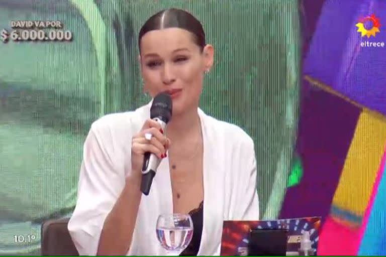 Los 8 escalones de los 3 millones: Pampita contestó una pregunta gracias a un curioso dato de su hijo