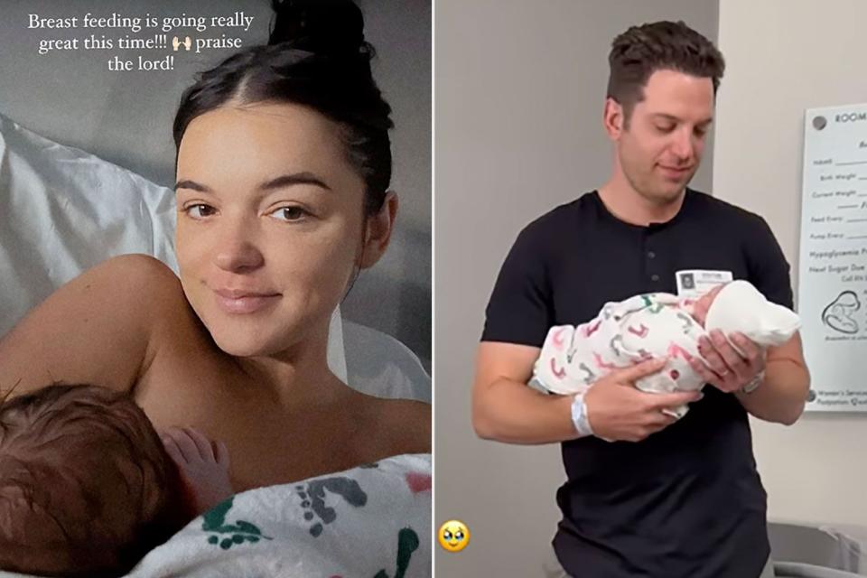 <p>Raven Gates Gottschalk/Instagram</p> Raven Gates and Adam Gottschalk update fans after welcoming their second baby