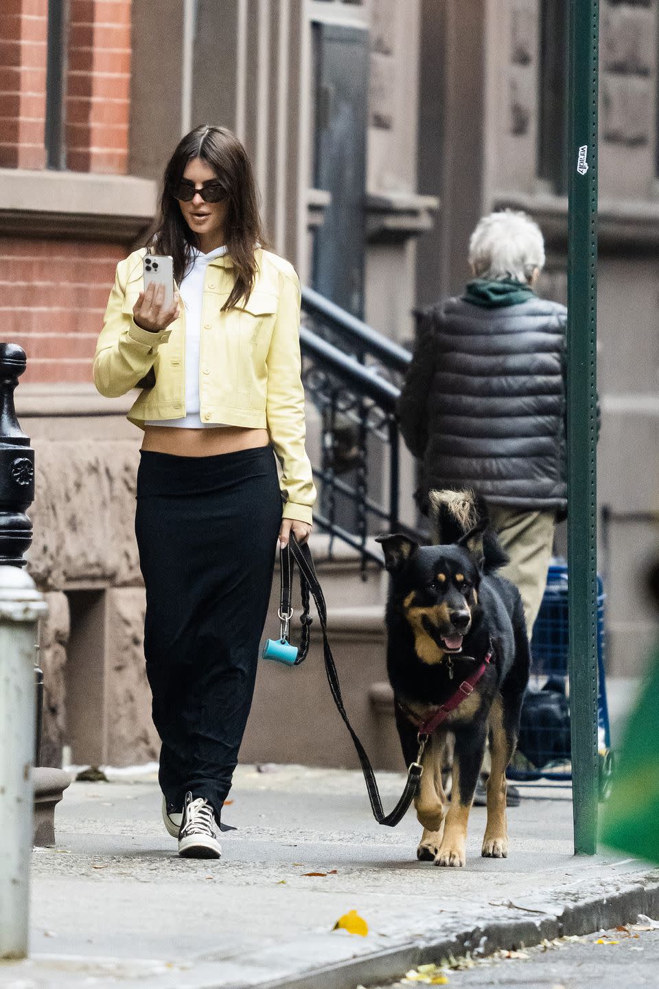 new york, new york   november 25 emily ratajkowski is seen in the west village on november 25, 2022 in new york city photo by gothamgc images