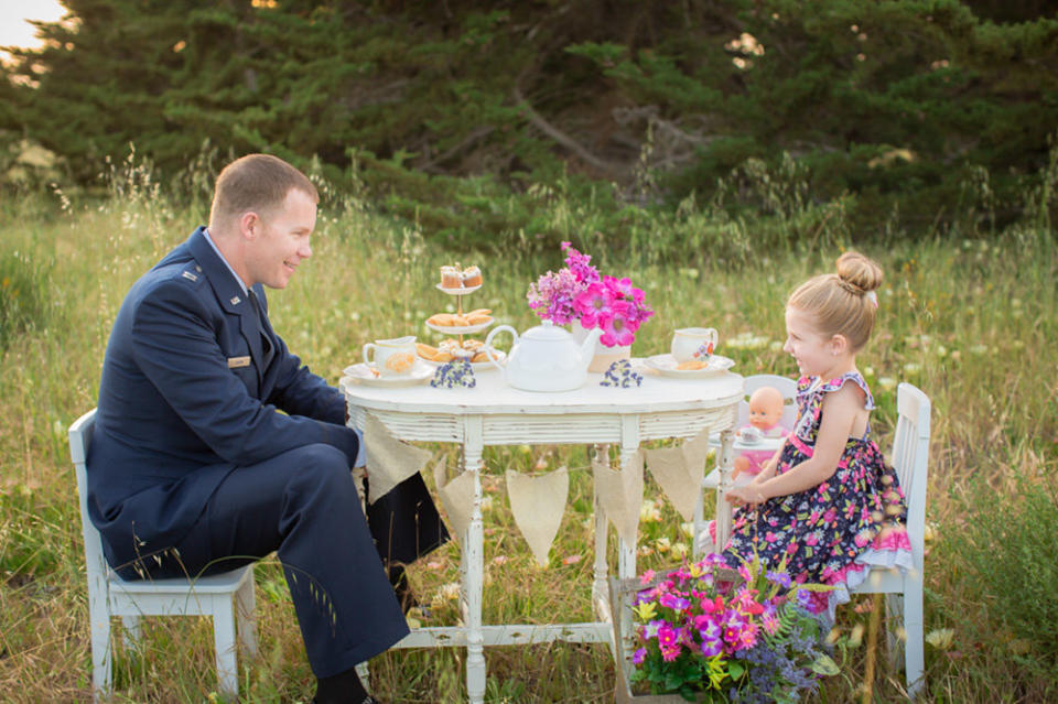 Captain Air Force Officer Jake Sabin And Lila