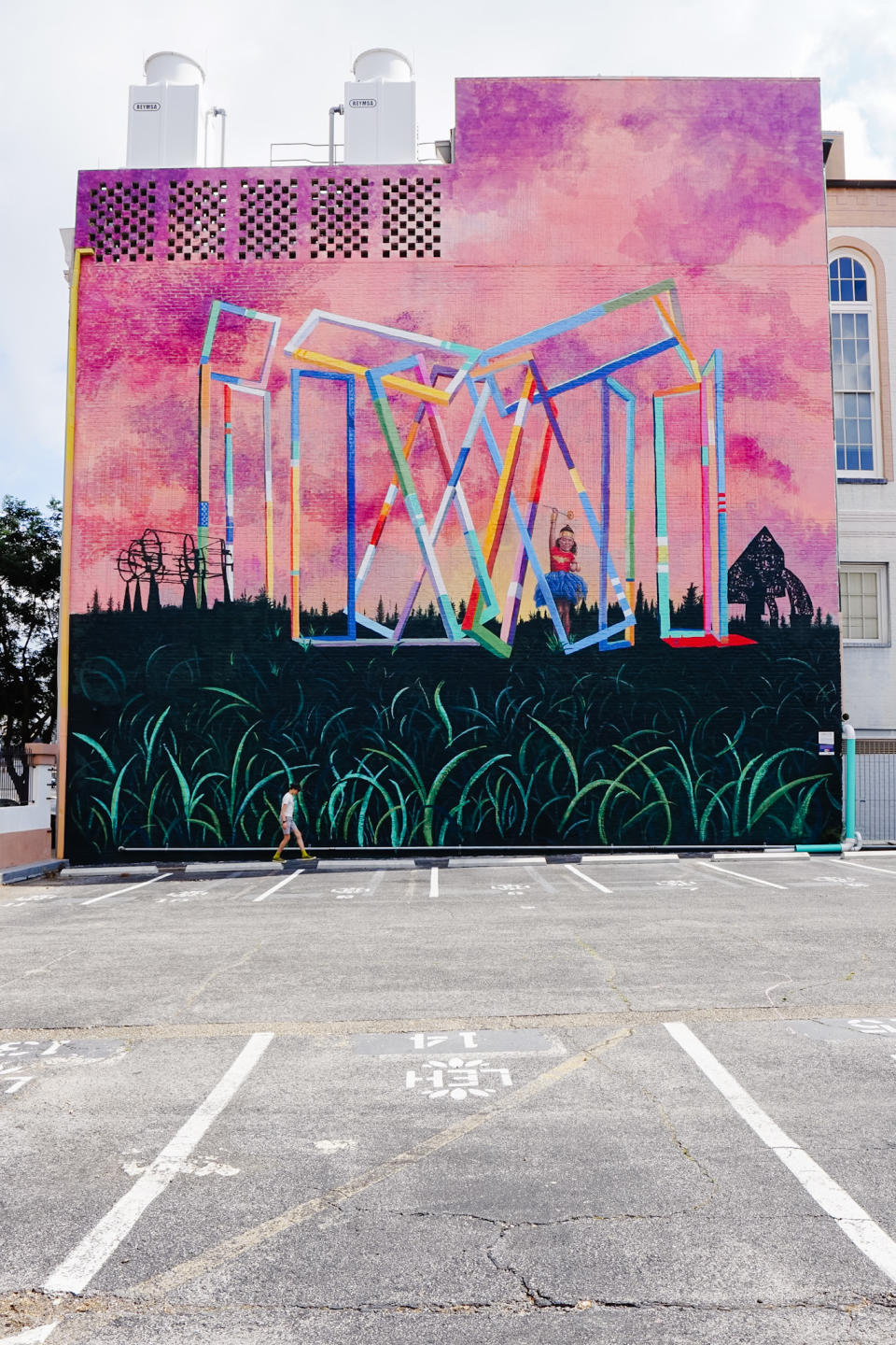 Unframed Mural Series in New Orleans, Louisiana