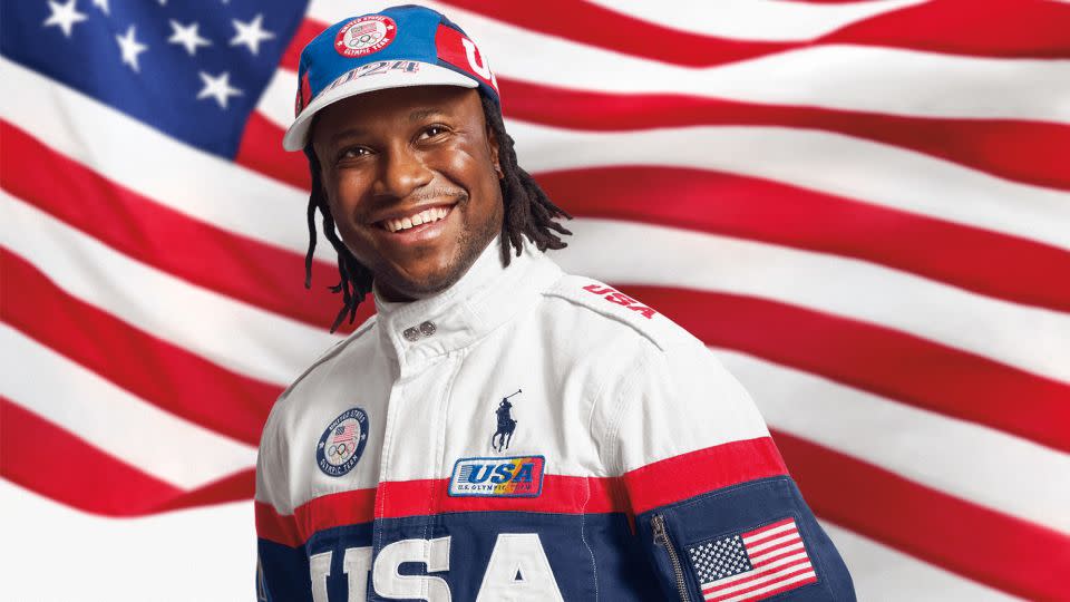 With three Games under his belt already, fencer Daryl Homer told CNN he still treasures pieces from his Olympic debut in 2012. - Richard Phibbs/Courtesy Ralph Lauren