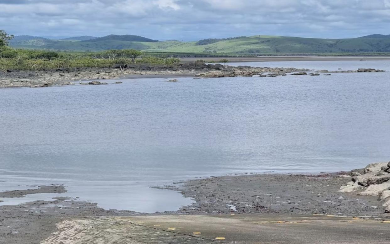 St Helens Beach, north of Mackay, in Queenslan,d where the crocodile attack took place