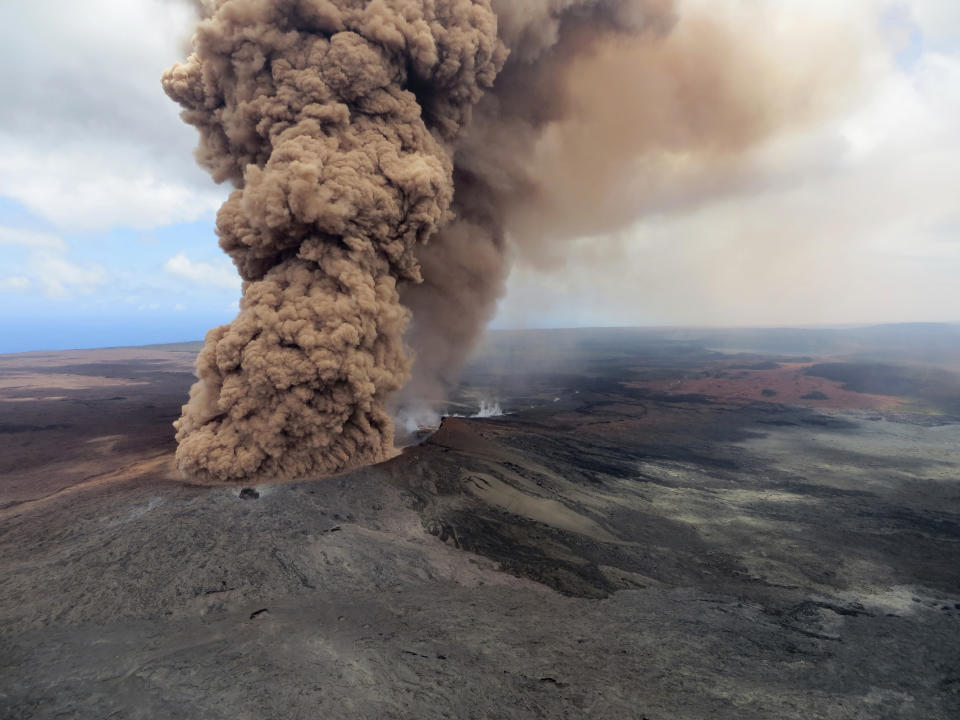 FOTOS | La gigantesca fuente de lava del Kilauea