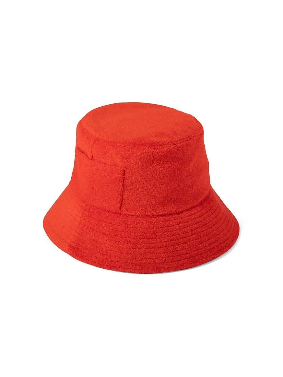 9) Wave Cherry Terry Bucket Hat