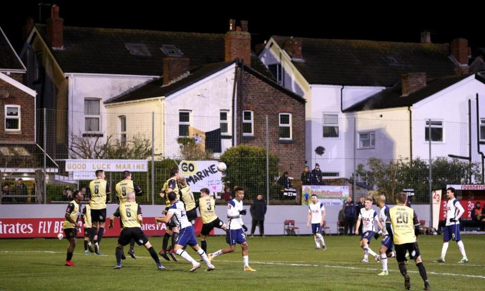 Neighbours keep an eye on Marine v Spurs