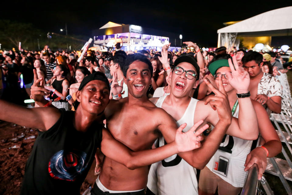 Singapore ravers get first taste of Ultra Singapore. (Photo: Yahoo Singapore)