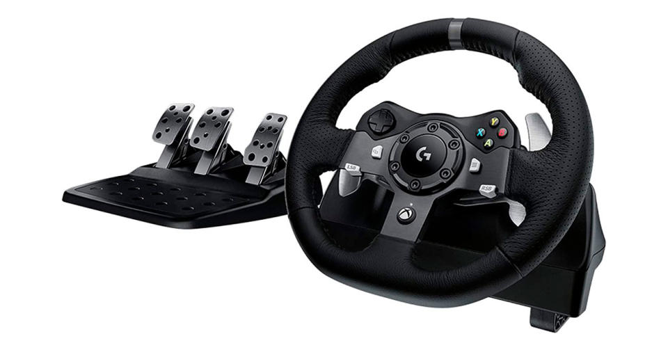 El volante de Logitech - Imagen: Amazon México