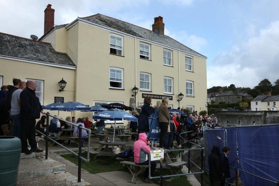 The historic fishing port of Charlestown, Cornwall, is under threat from an unlikely crowd  (SWNS.com)