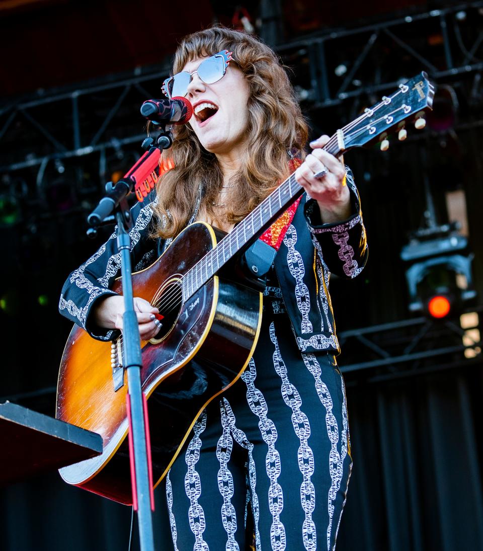 Jenny Lewis performs at Summerfest's Uline Warehouse on Thursday, July 6, 2023.