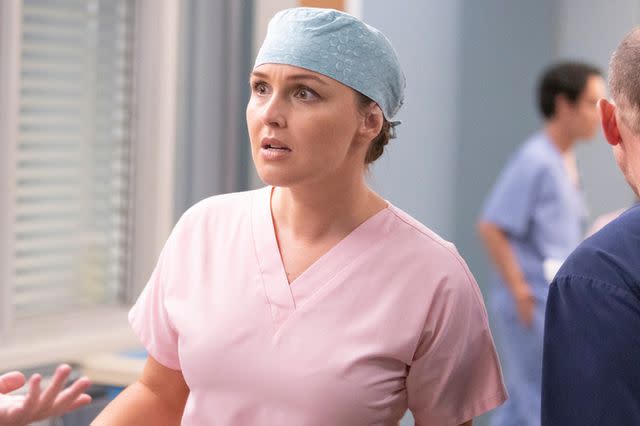 <p>Liliane Lathan/ABC via Getty</p> Camilla Luddington on "Grey's Anatomy"