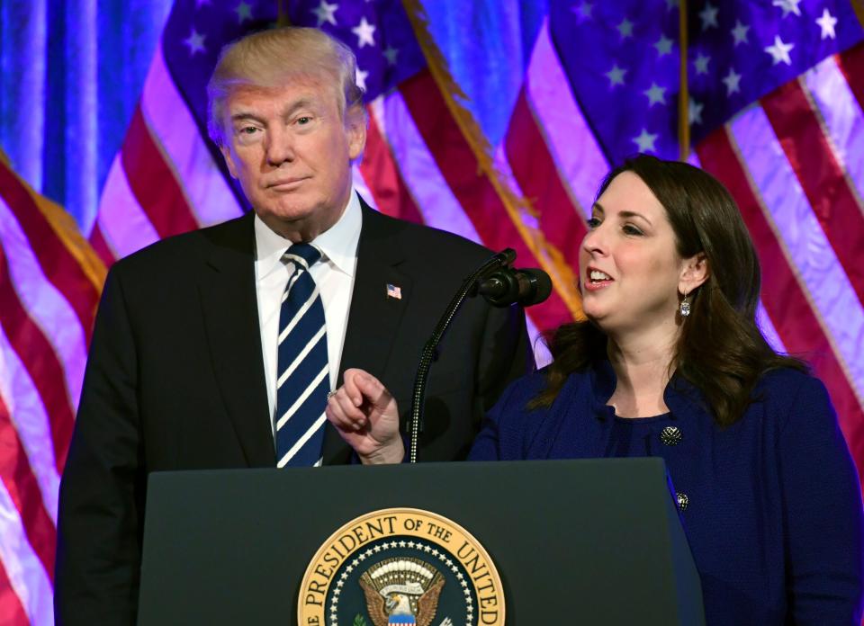 "Jacksonville is absolutely in the front-running position" for the convention at which President Donald Trump will accept his party's nomination,  Republican National Committee Chairwoman Ronna McDaniel says.