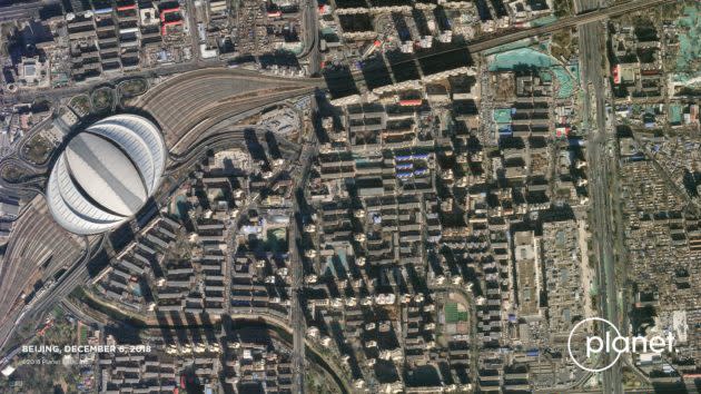 SkySat view of Beijing