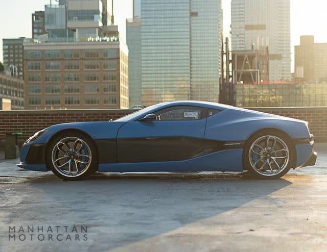 Rimac Concept One電動超跑。（圖／翻攝自Manhattan Motorcars官網）