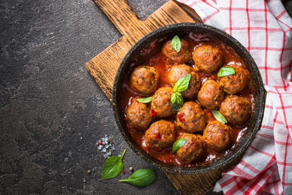 Freezer meatballs