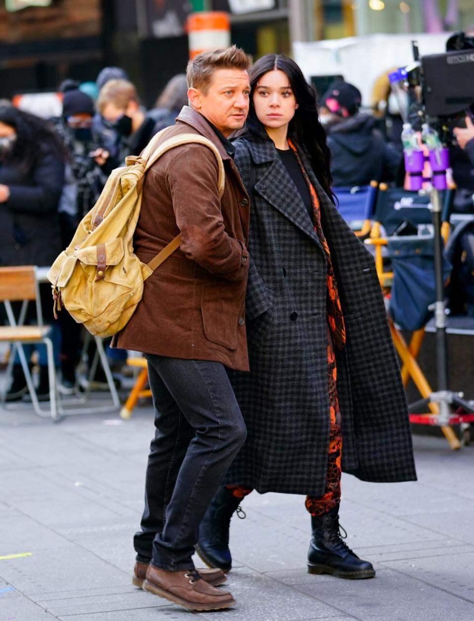 Jeremy Renner and Hailee Steinfeld