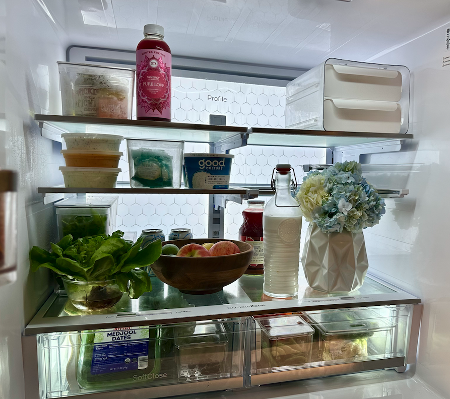 Inspired by TikToks I watched about this trend, I tried redecorating my refrigerator and was thrilled with the results. (Photo: Josie Maida)