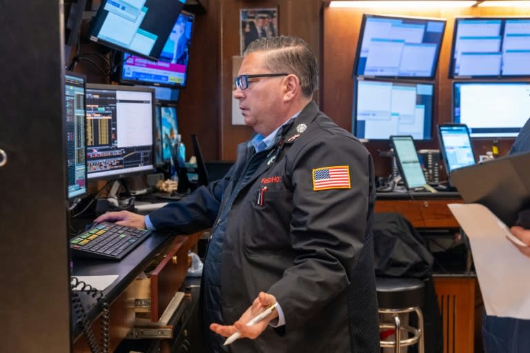 Un opérateur du New York Stock Exchange (SPENCER PLATT)