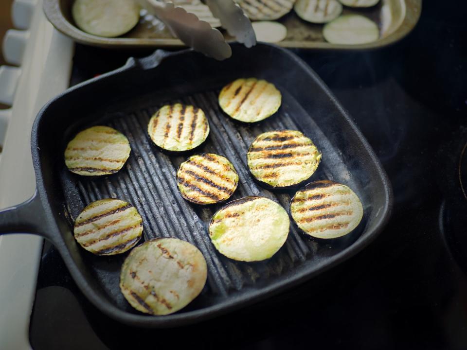 Eggplant rounds