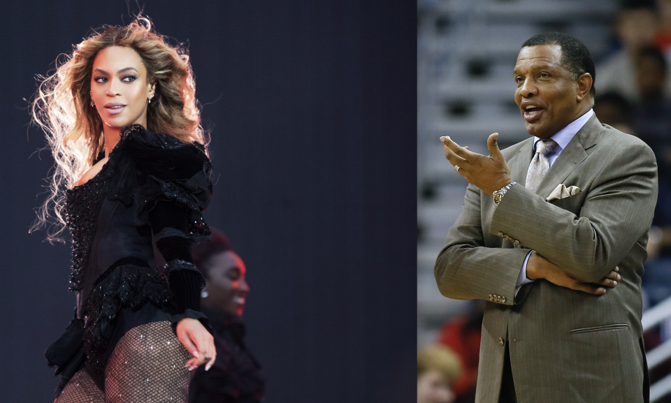 Alvin Gentry isn’t trading Anthony Davis for anyone. That includes Beyoncé. (AP Photo)