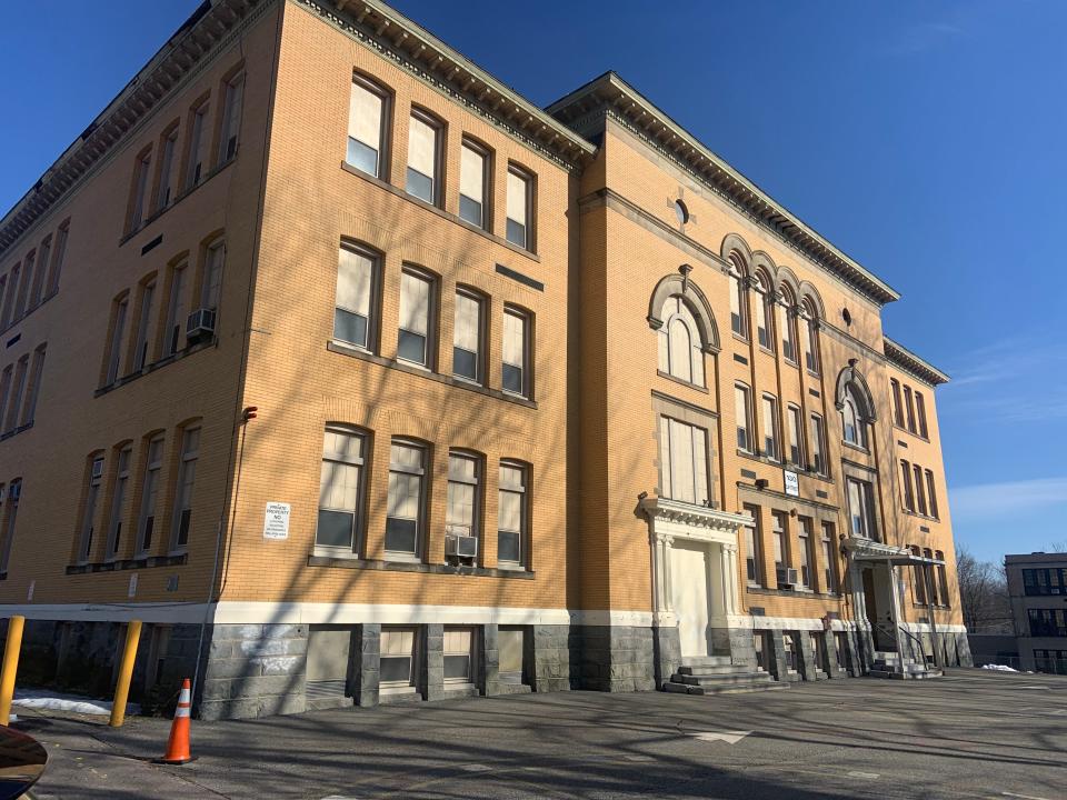 Gardner officials are mulling future plans for the vacant Helen Mae Sauter building on Elm Street.