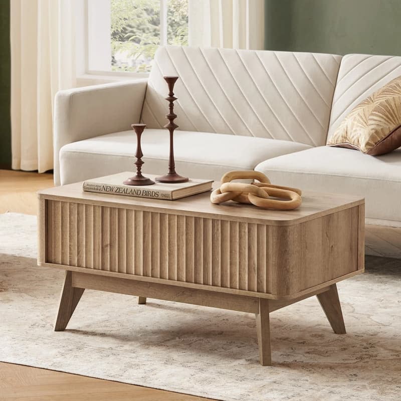 Mopio Brooklyn Mid-Century Modern Lift Top Coffee Table