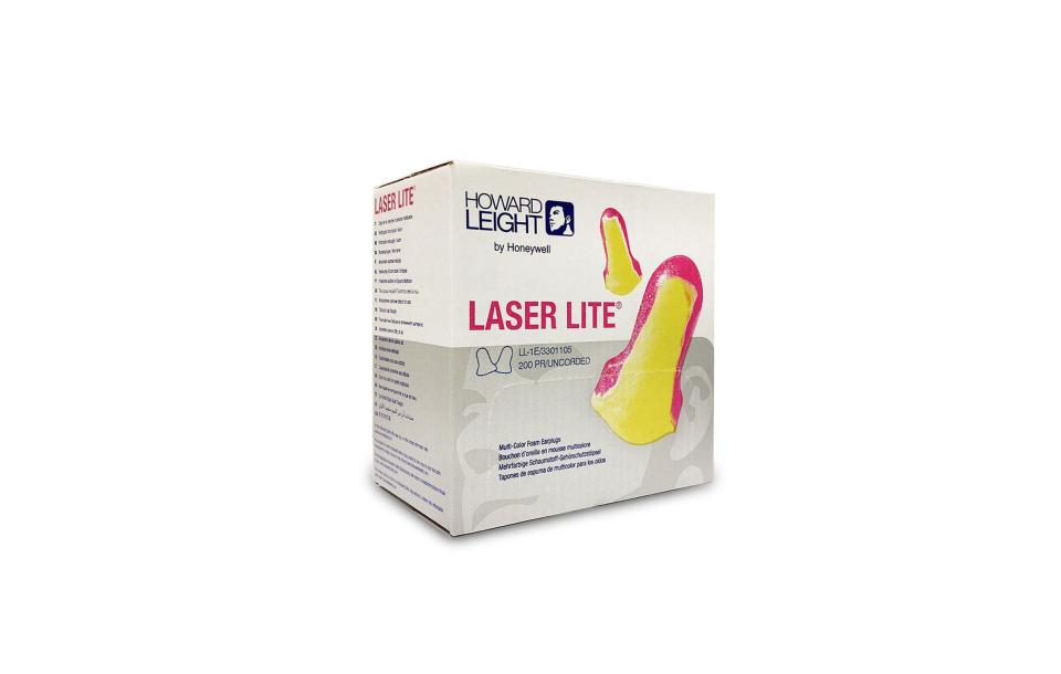 3) Howard Leight Laser Lite Disposable Foam Earplugs