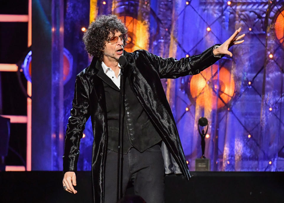 Howard Stern onstage