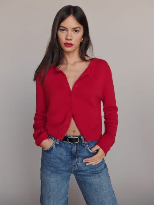 <p><a href="https://go.redirectingat.com?id=74968X1596630&url=https%3A%2F%2Fwww.thereformation.com%2Fproducts%2Fclara-cashmere-crew-cardigan%2F1312652CHR.html&sref=https%3A%2F%2Fwww.townandcountrymag.com%2Fstyle%2Fg46065330%2Fbest-cashmere-sweaters%2F" rel="nofollow noopener" target="_blank" data-ylk="slk:Shop Now;elm:context_link;itc:0;sec:content-canvas" class="link ">Shop Now</a></p><p>Clara Cashmere Cardigan </p><p>$198.00</p>