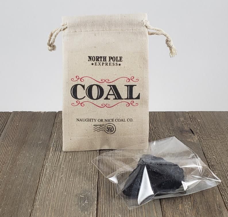 Naughty or Nice Soap Coal