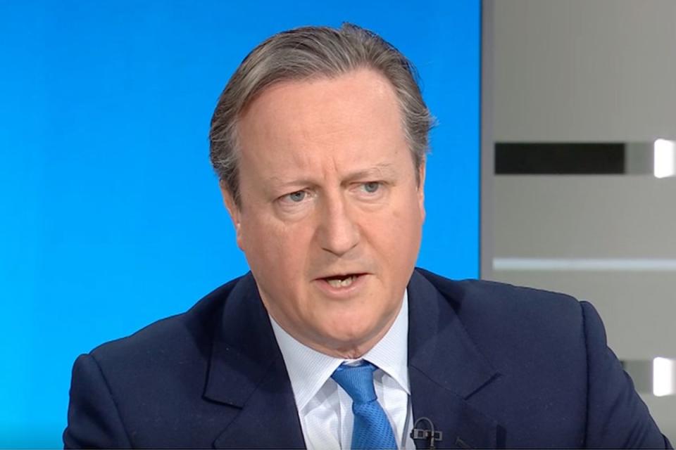 Foreign secretary Lord Cameron said the attack had been a double defeat for Iran (Sky News)