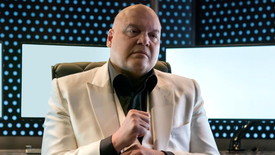 Wilson Fisk in white suit in Daredevil