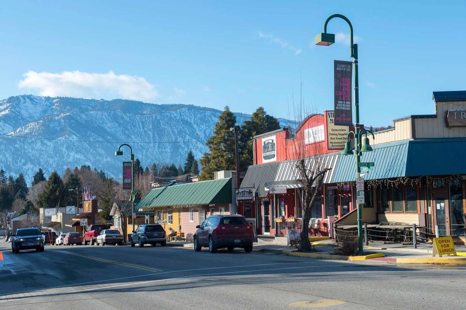 Main Street in Chelan, Washington