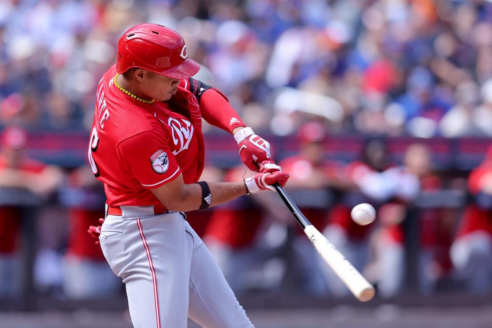 The Cincinnati Reds take on the New York Mets at Great American Ball Park on Friday, April 5.
