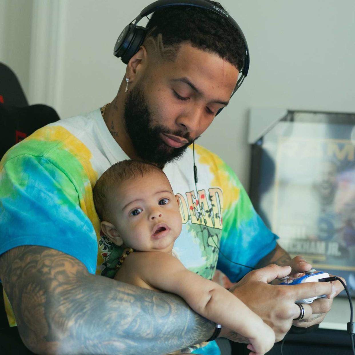 Odell Beckham Jr. Joined in Fortnite Session by Son Zydn, 5 Months