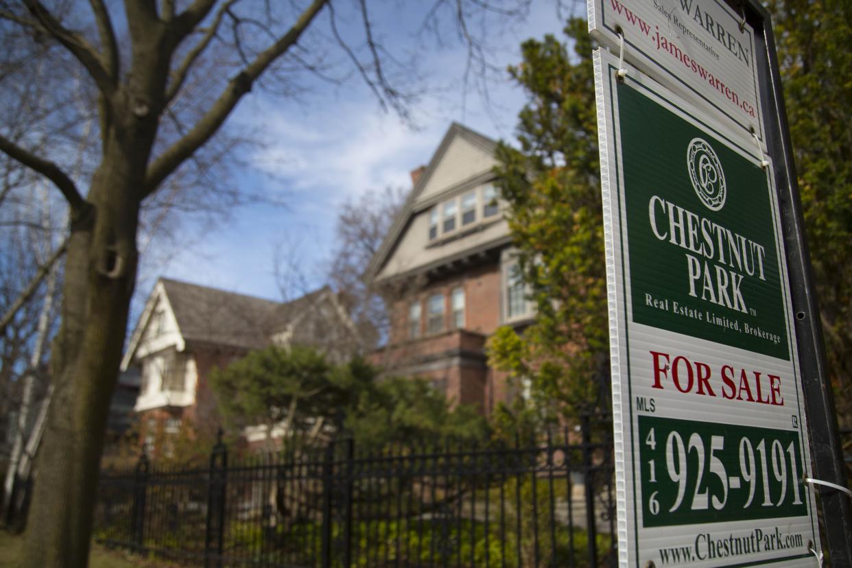 TORONTO, ON - APRIL 14:A single detached house in the High Park / Roncesvalles neighborhood is available for sale.        (Chris So/Toronto Star via Getty Images)