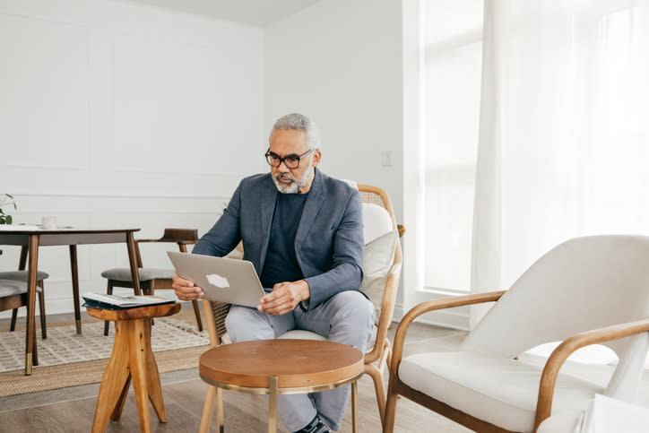 A man researching how to avoid paying taxes on pensions.