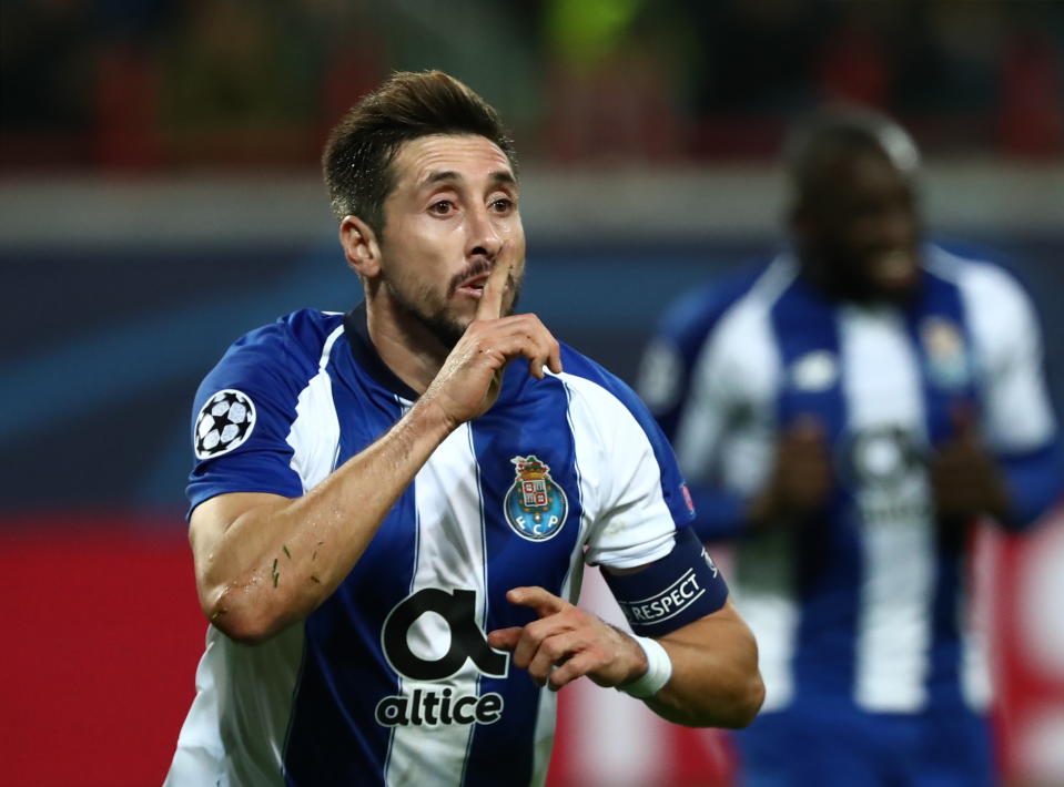 Héctor Herrera en Champions League. / Foto: Getty Images