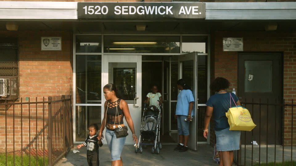 A view of the apartment building, pictured here in 2007, at 1520 Sedgwick Avenue in the Bronx, New York, widely considered to be the birthplace of hip-hop. - Peter Kramer/Getty Images