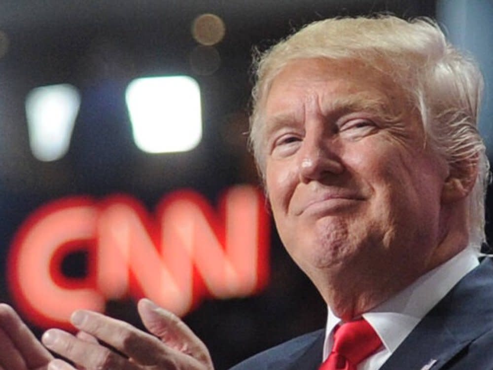 Donald Trump hat gegen den US-Sender CNN eine Klage eingereicht. (Bild: imago/ZUMA Wire)