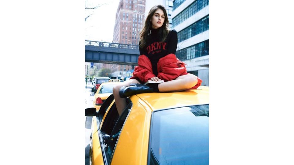 Kaia Gerber for DKNY AW24