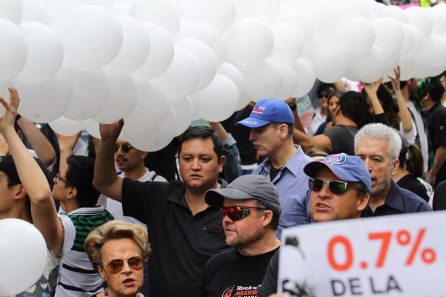 FOTOS | Así fue la 'Marcha Fifí' contra la consulta de López Obrador