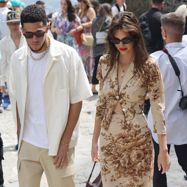 Devin Booker y Kendall Jenner credit:Bang Showbiz